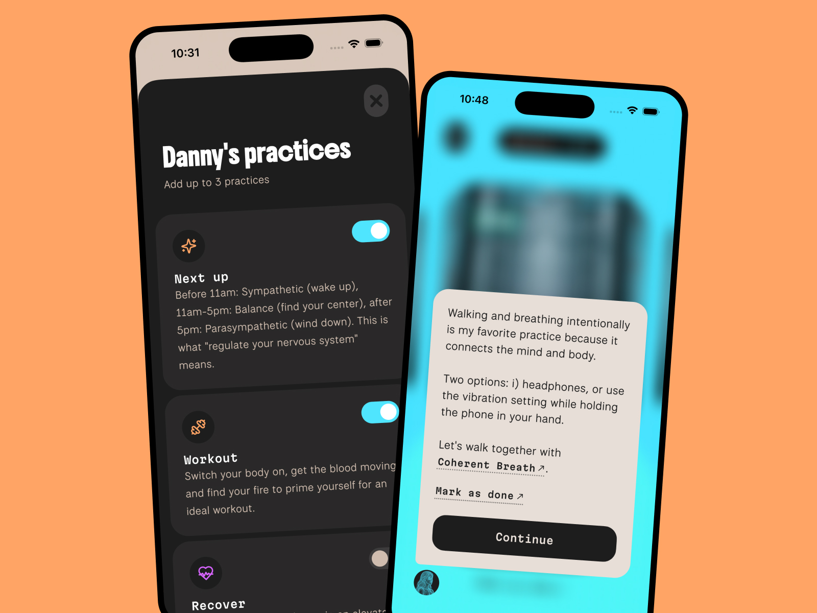 Choose your practices.
